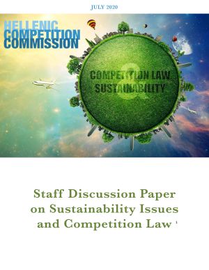 Staff Discussion Paper on Sustainability Issues and Competition Law